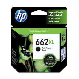Cartridge Tinta HP 662 XL Negro 6,5ml CZ105AL﻿