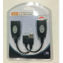 Adaptador Extension USB M/H a RJ45 50Mts