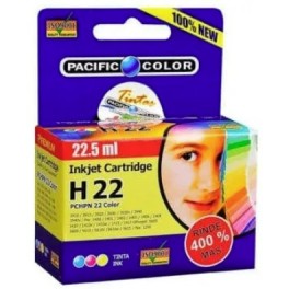 Cartridge Tinta Alternativa H22 Color Pacific Color 22.5ml PCHPN22CL