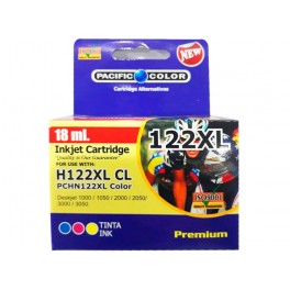 Cartridge Tinta Alternativa H122XL Color Pacific Color 18ml H122XLCL