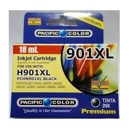 Cartridge Tinta Alternativa H901XL Negro Pacific Color 20ml PCHN901 Black
