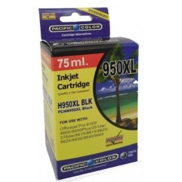 Cartridge Tinta Alternativa H950XL BLK Pacific Color 75ml PCHN950XL BLK