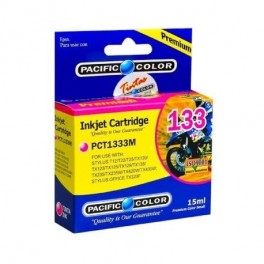 Cartridge Tinta Alternativa 133 Magenta Pacific Color 15ml PCT1333 M