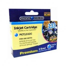 Cartridge Tinta Alternativa 133 Cian Pacific Color 15ml PCT1332 C
