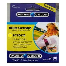 Cartridge Tinta Alternativa PCT0474 Amarillo Pacific Color 14ml