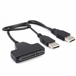 Adaptador Sata doble USB 2.0 + DC y caja protectora DM
