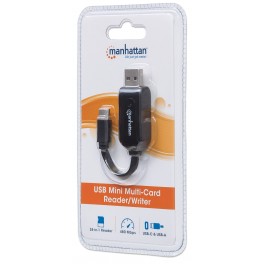 Lector de memoria USB/Tipo C Manhattan 102018﻿