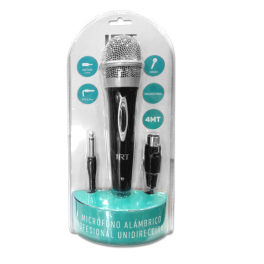 Micr&oacute;fono al&aacute;mbrico IRT plug 6.3mm con adaptador 3.5mm