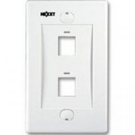 Placa al muro RJ45 2 puertos blanco Nexxt AW160NXT02