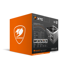 Fuente de Poder Certificada 80 Plus White 600Watts Cougar XTC600