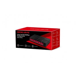 Switch de Red 8 puertos 10/100/1000 Mbps Mercusys MS108G