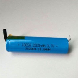 Bater&iacute;a Plana 18650 3200mAh 3.7V