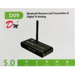 Transmisor y receptor de audio estéreo bluetooth 5.0 3.5+RCA con antena