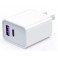 Adaptador de corriente doble para carga USB/Tipo C QIHANG Z47
