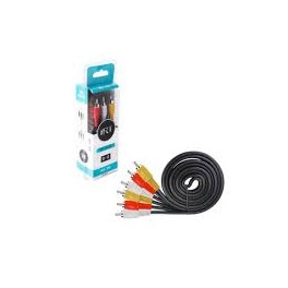 Cable de video RCA 3 a 3 longitud 3 metros IRT 3RCA3RCA02