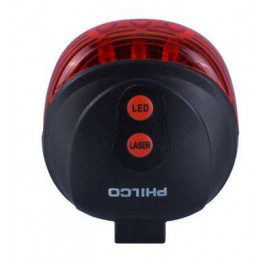 Luz trasera para bicicleta Philco 19PLCBC015 