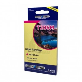 Cartridge Tinta Alternativa 206 Magenta Pacific Color PCT206M