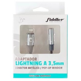 Adaptador de audio lightning a 3,5mm Fiddler FD-35AL      