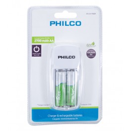 Cargador C/2 Pilas AA 2700mAh Philco 9580F