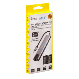 Adaptador Tipo C Docking multipuertos Tecmaster TM-100541  