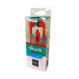 Audifono con micr&oacute;fono In- Ear Mlab Skunk Rojo 7728