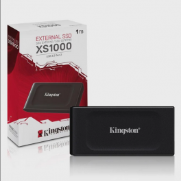 Disco SSD externo XS1000  1TB Kingston Negro