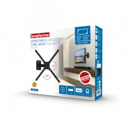 Soporte Para TV Brazo 10-55" Brasforma N38SBRP-1030  