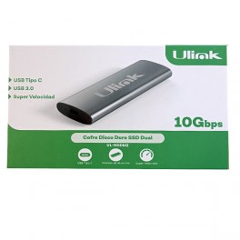 Cofre M.2 NVME+NGFF Ulink NVME+NGFF