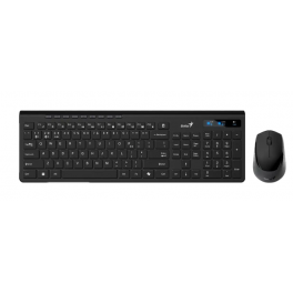 Kit Teclado + Mouse Inalambrico / Bluetooth AI Copilot Genius SlimStar 8230-BK