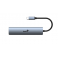 Adaptador 5 en 1 Tipo C a USB/ USB Tipo C-/ RJ45 Ethernert Gigabit Genius UH-545