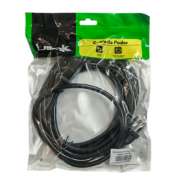 Cable Poder Nacional Universal 3*42*0,15mm﻿ 3 mts Ulink 