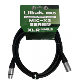Cable de Audio XLR Macho a Hembra de 3 m Ulink UL-MIC-X2003