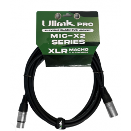 Cable de Audio XLR Macho a Hembra de 6 m Ulink UL-MIC-X2006