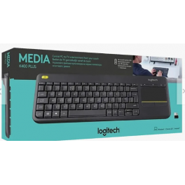 Teclado con Pad Touch Inal&aacute;mbrico Logitech K400 Plus