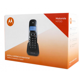 Telefono Fijo Inalambrico Con Pantalla Motorola M700 Negro