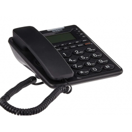 Tel&eacute;fono Fijo de Sobremesa Con Visor N&uacute;meros Grandes Negro Uniden CE6409
