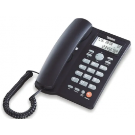 Tel&eacute;fono Fijo de Sobremesa Con Visor Negro Uniden 23UN7413N