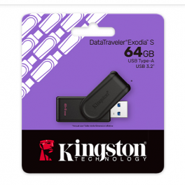 Kingston Pendrive 64GB DataTraveler Exodia S