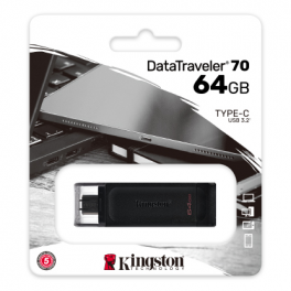 Kingston Pendrive 64GB DataTraveler&reg; 70 Tipo C